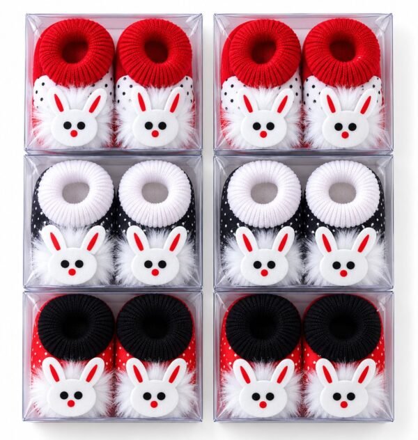 Baby bunny booties - 3 colours