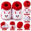 Baby bunny booties features - anti-slip sole