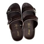 Paragon men brown buckle sandal 650010