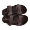 Paragon men brown buckle sandal 650010